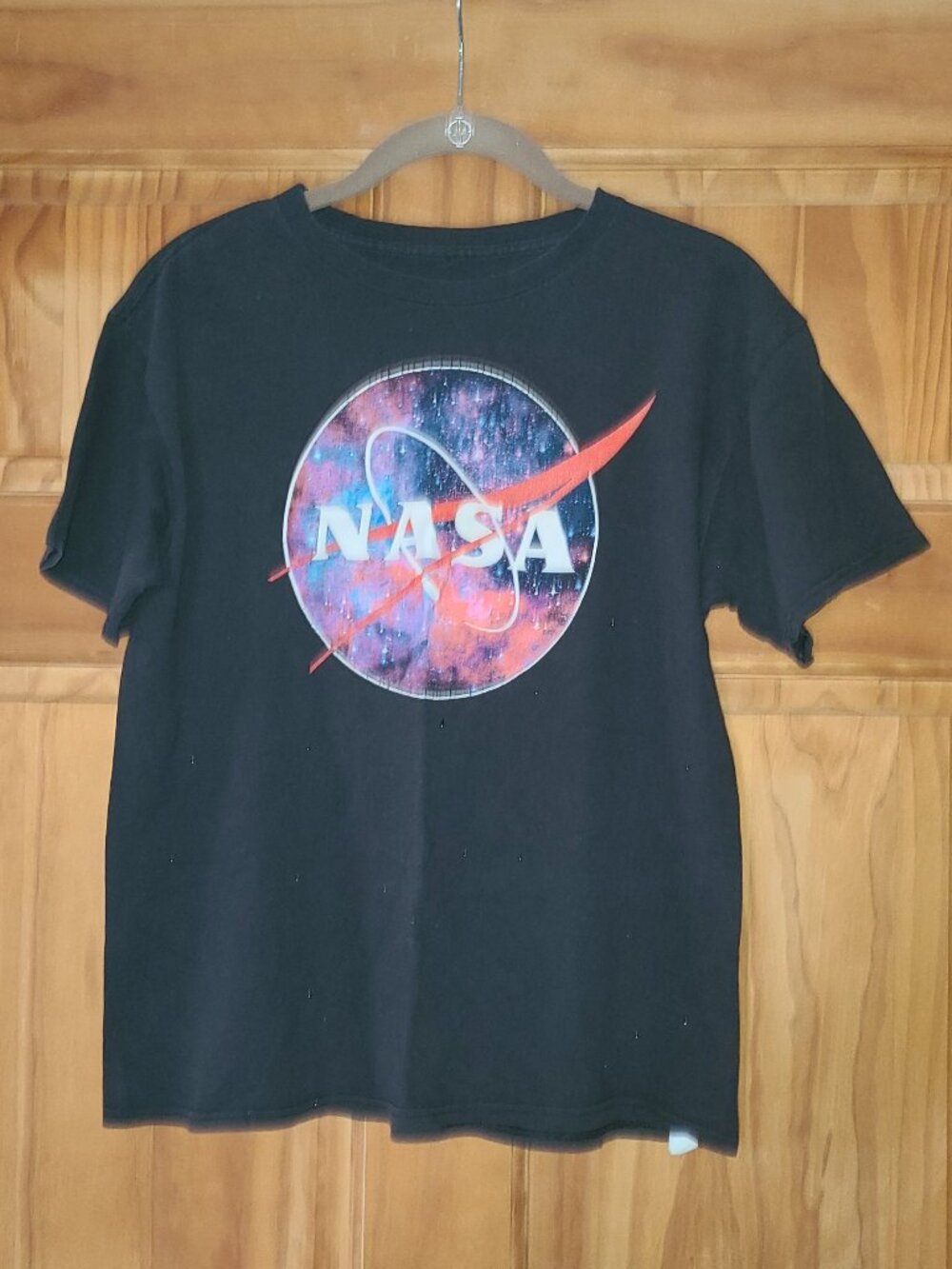 5/$30 Girls Vfifthsun Black NASA Short Sleeve T Shirt